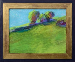 "Green Hill" Fauvist Landscape