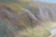 River Outlet in Big Sur, California Coastal Bluffs Landscape