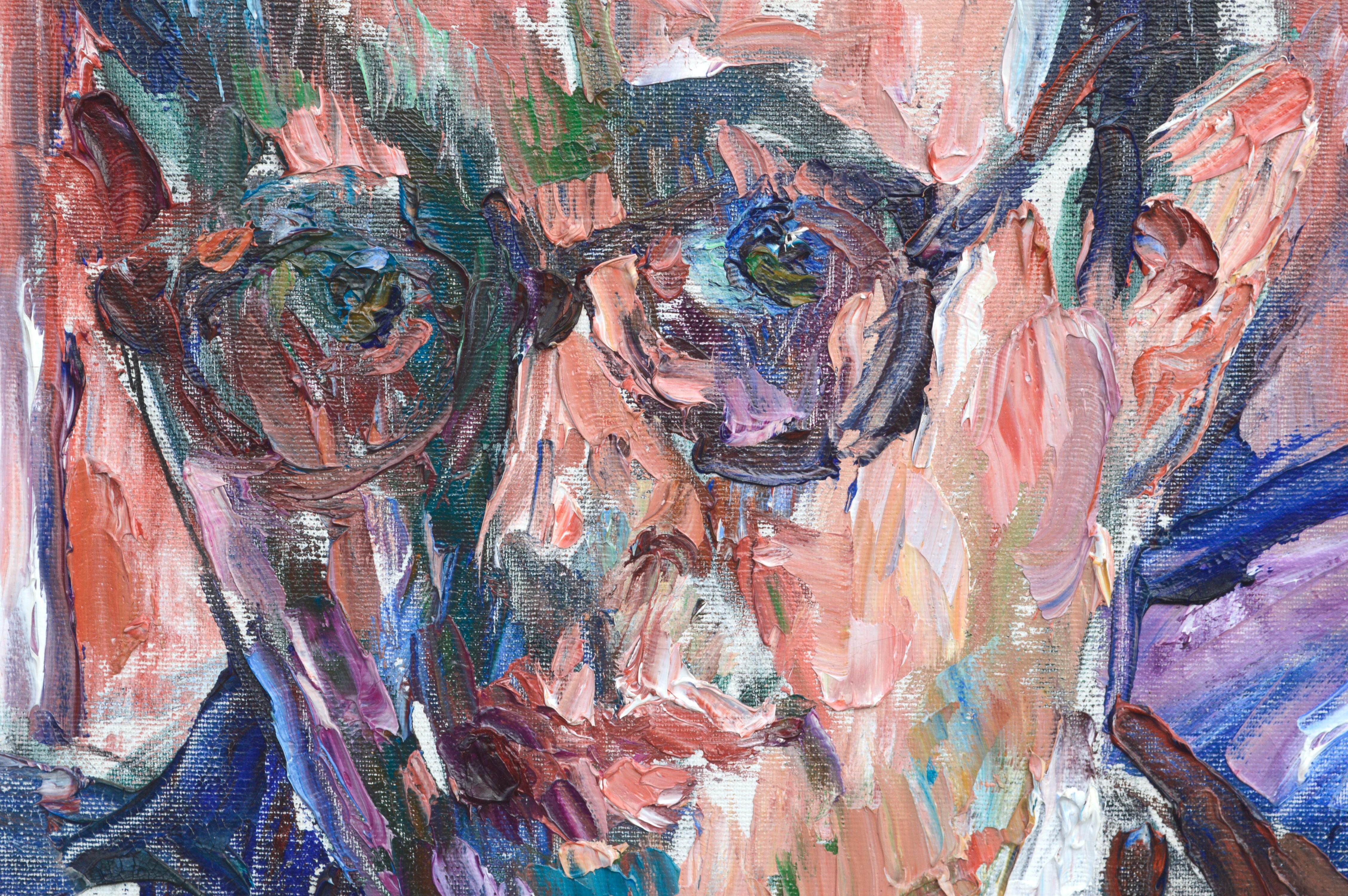 Portrait expressionniste du milieu du siècle dernier de Kenneth Lucas par Richard Lofton, 1962  en vente 2