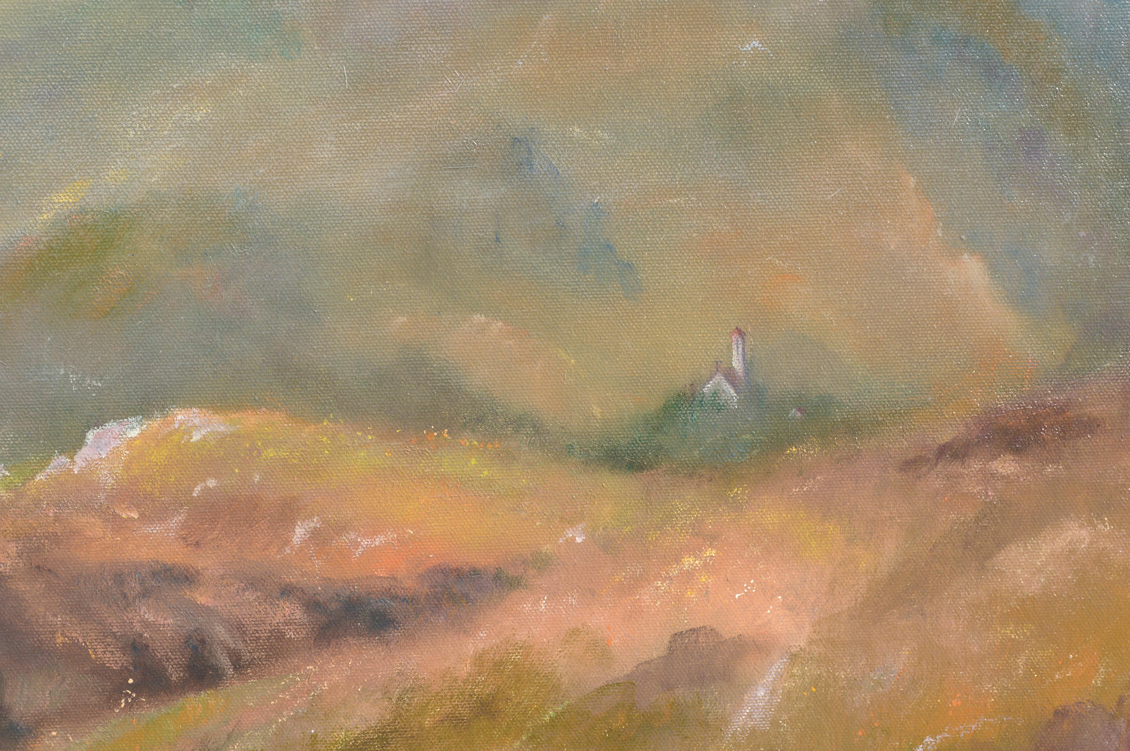 Große Big Sur Cove - Landschaft (Amerikanischer Impressionismus), Painting, von Kenneth Lucas