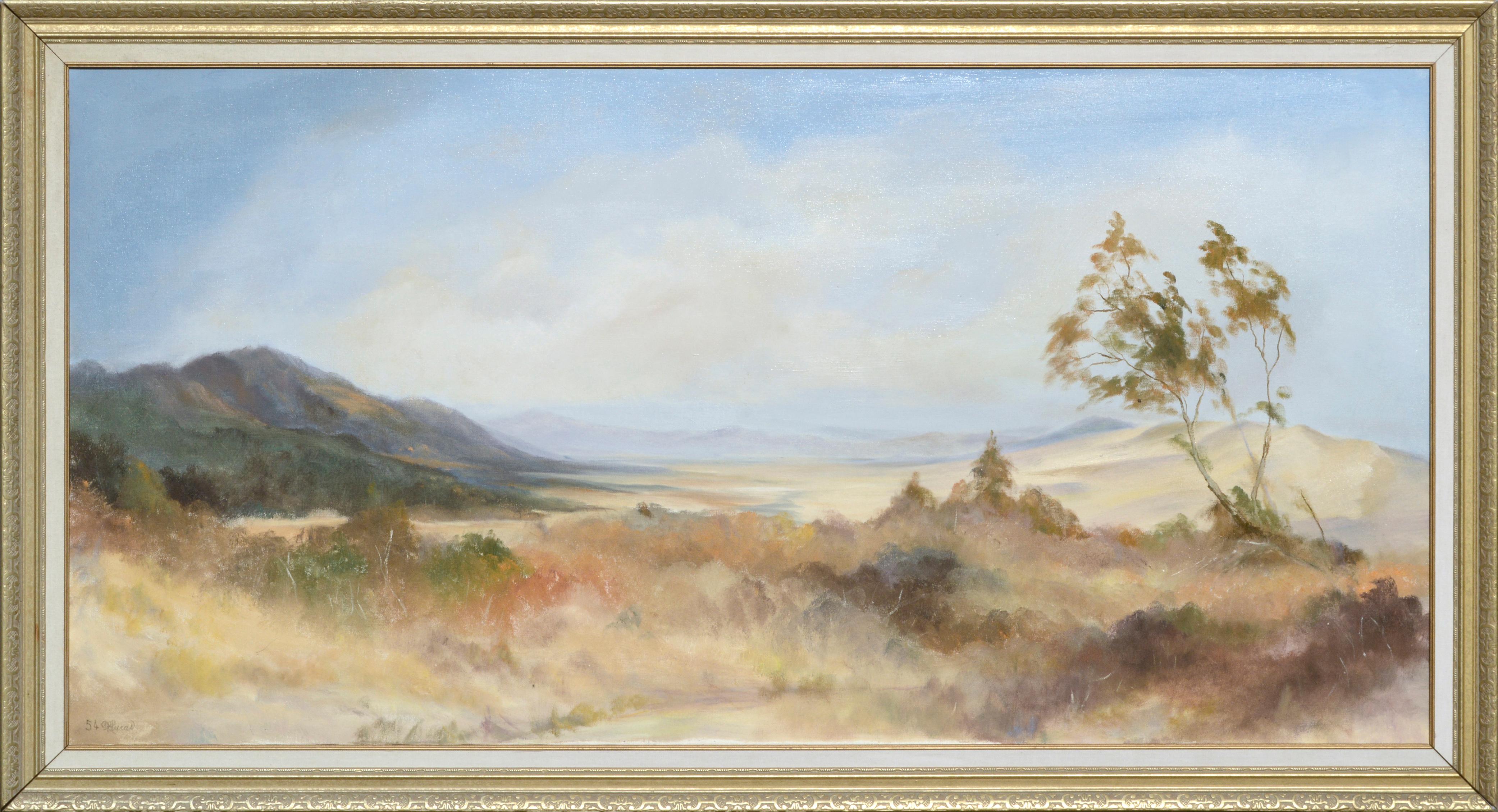 Kenneth Lucas Landscape Painting – Peaceful Valley - Desert Landscape 