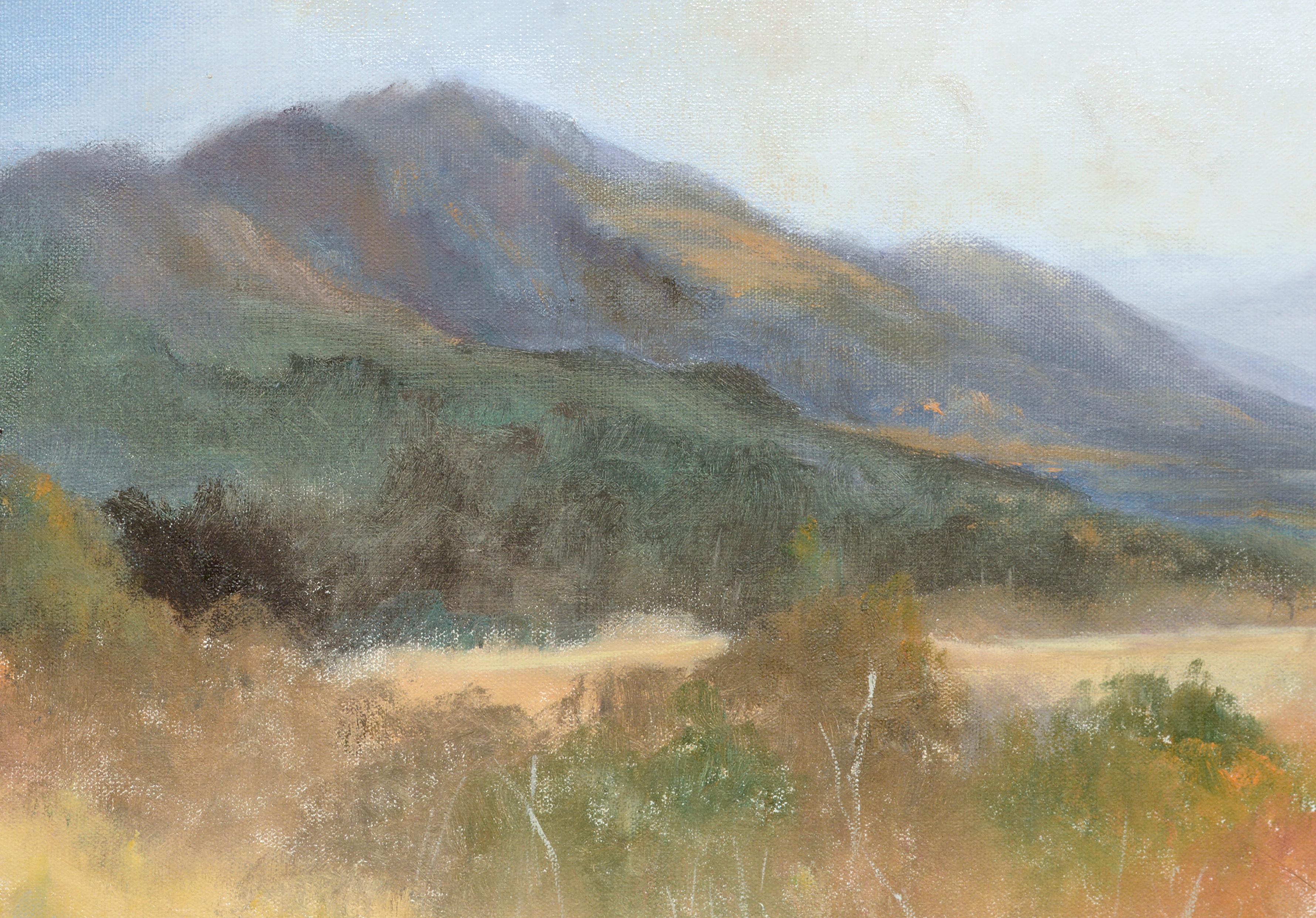Peaceful Valley - Desert Landscape  (Amerikanischer Impressionismus), Painting, von Kenneth Lucas