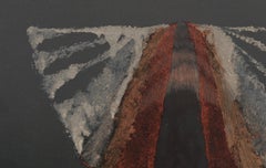 Kimono rosso e bronzo Monoprint