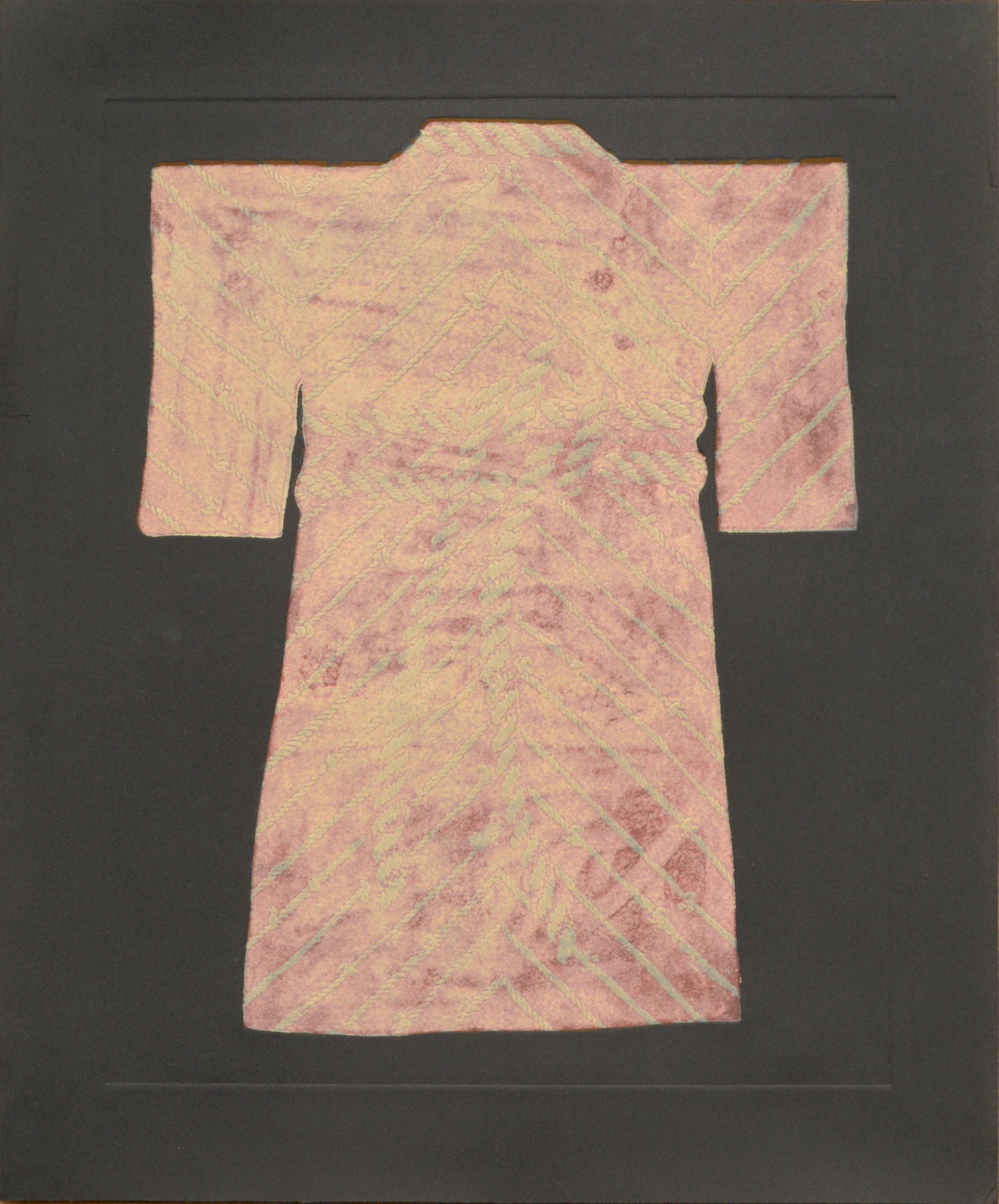 Patricia A Pearce Figurative Art - Pink Rope Kimono