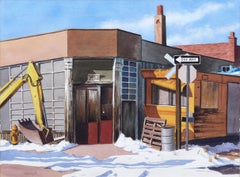 Industrial Landscape in the Snow