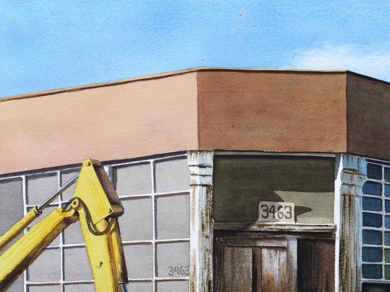 Whitney Industrial Landscape in the Snow For Sale at 1stDibs