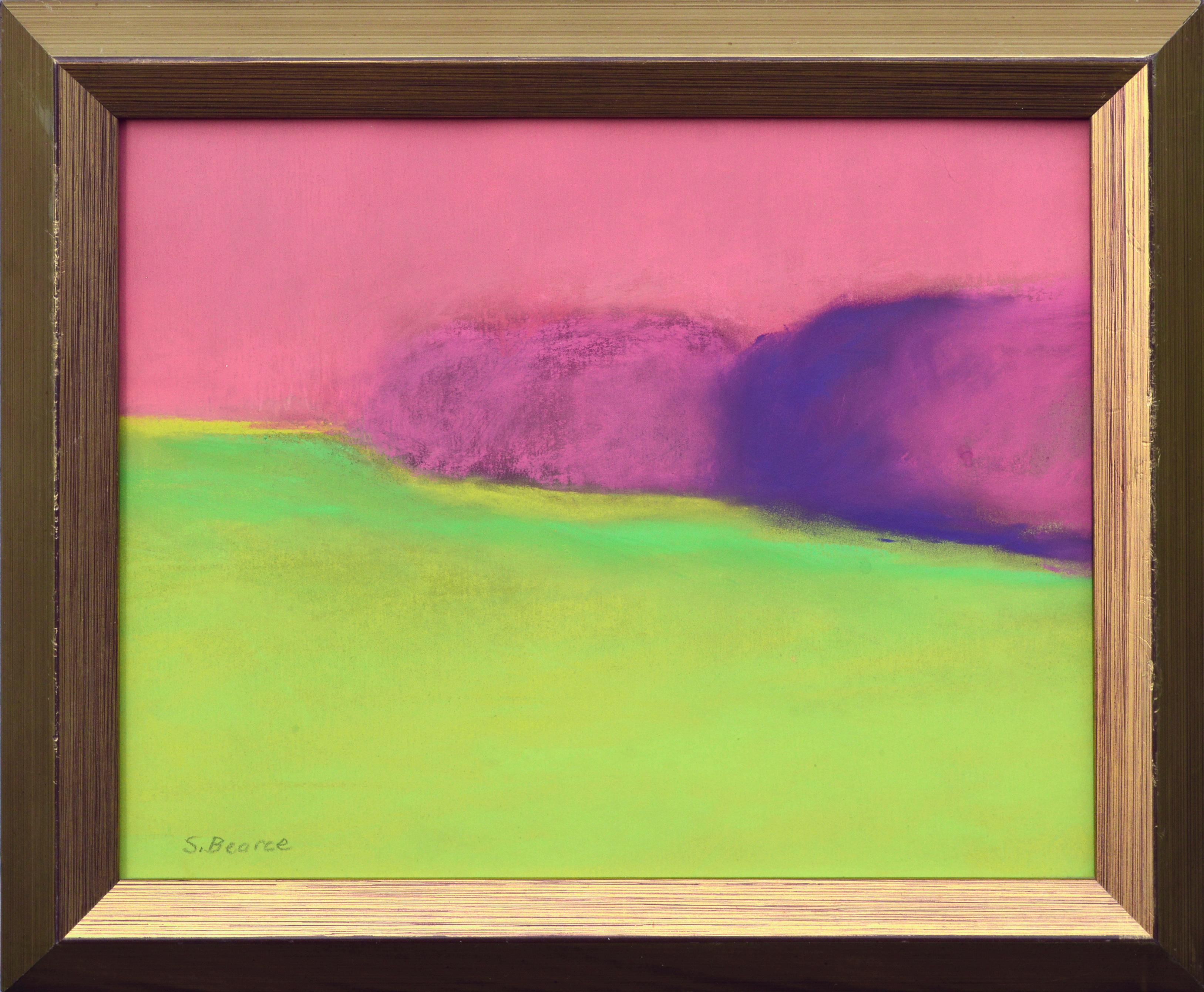 Sharon Bearce Landscape Art - "Pink Sky #1" Fauvist Landscape