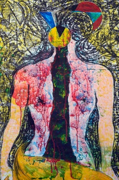 Abstract Figure Woman Emerging