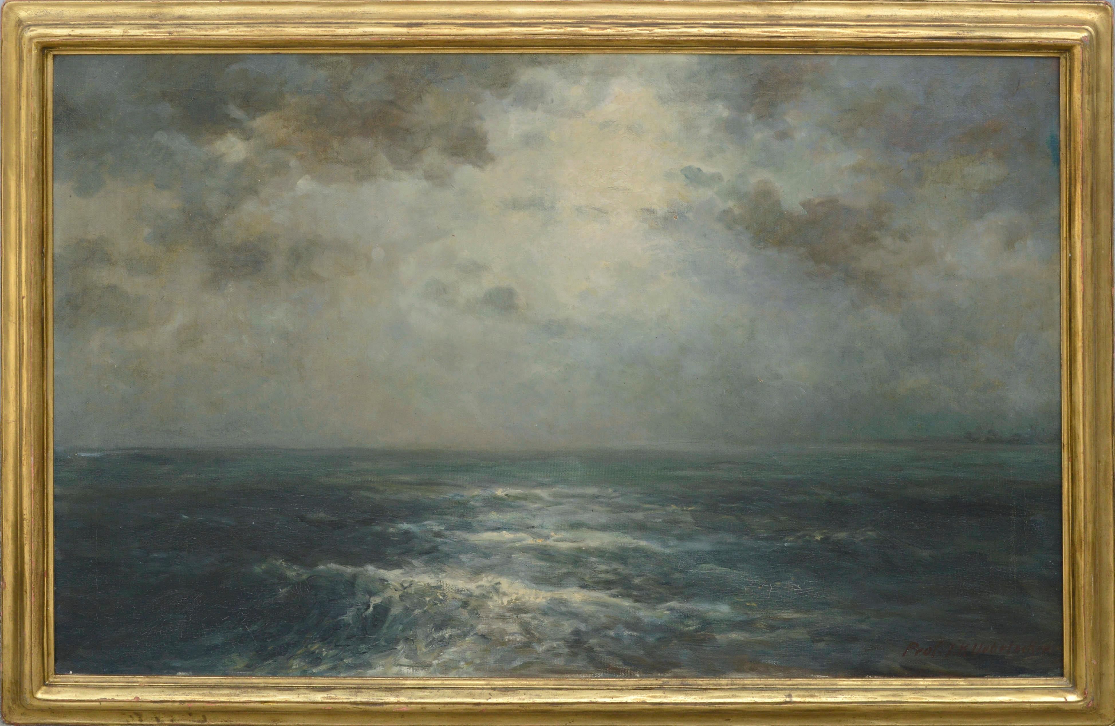Joseph Kurt Uebelacker Landscape Painting - Atlantic Ocean Expanse by Joseph Uebelacker 1930