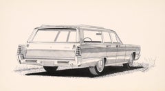1966 Mercury Commuter Station Wagon, Antique Technical Car Illustration
