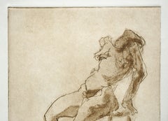 "Study 2" Figurative Lithograph