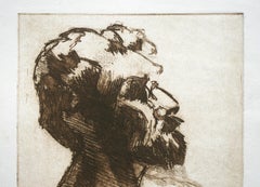 "Study 10" Profile Portrait Lithograph