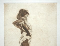 "Study 8" Figurative Lithograph