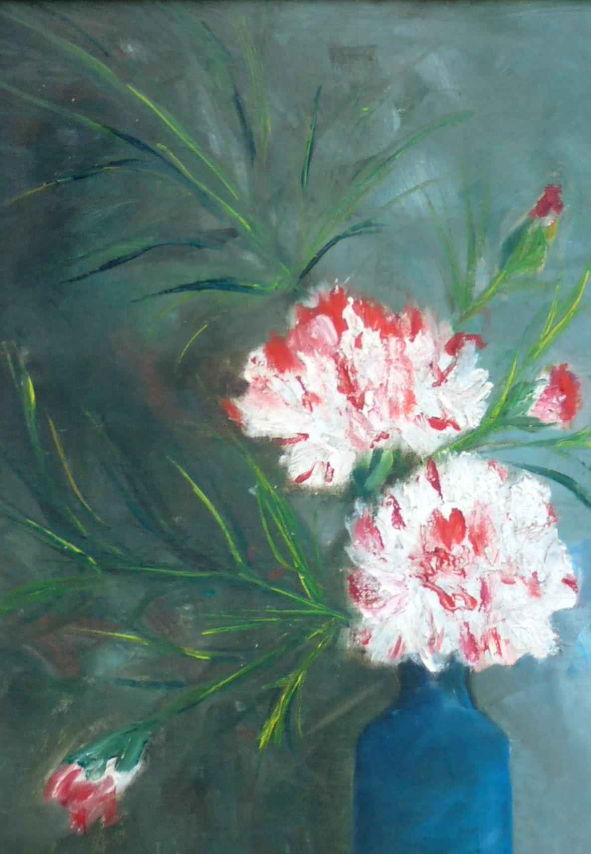 still life with carnations