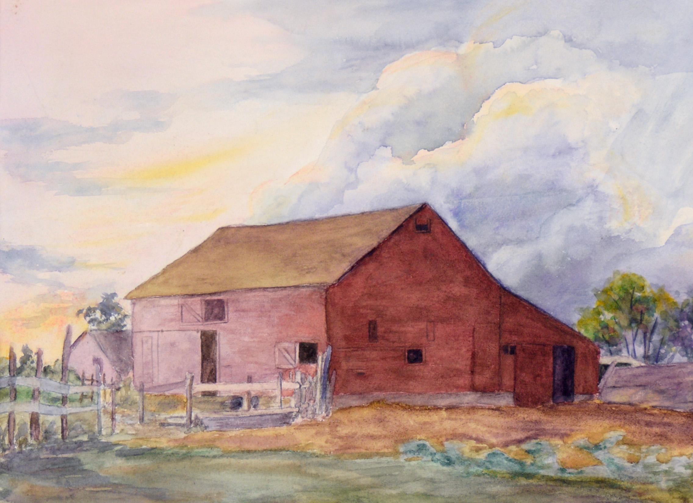 paesaggio fattoria disegno