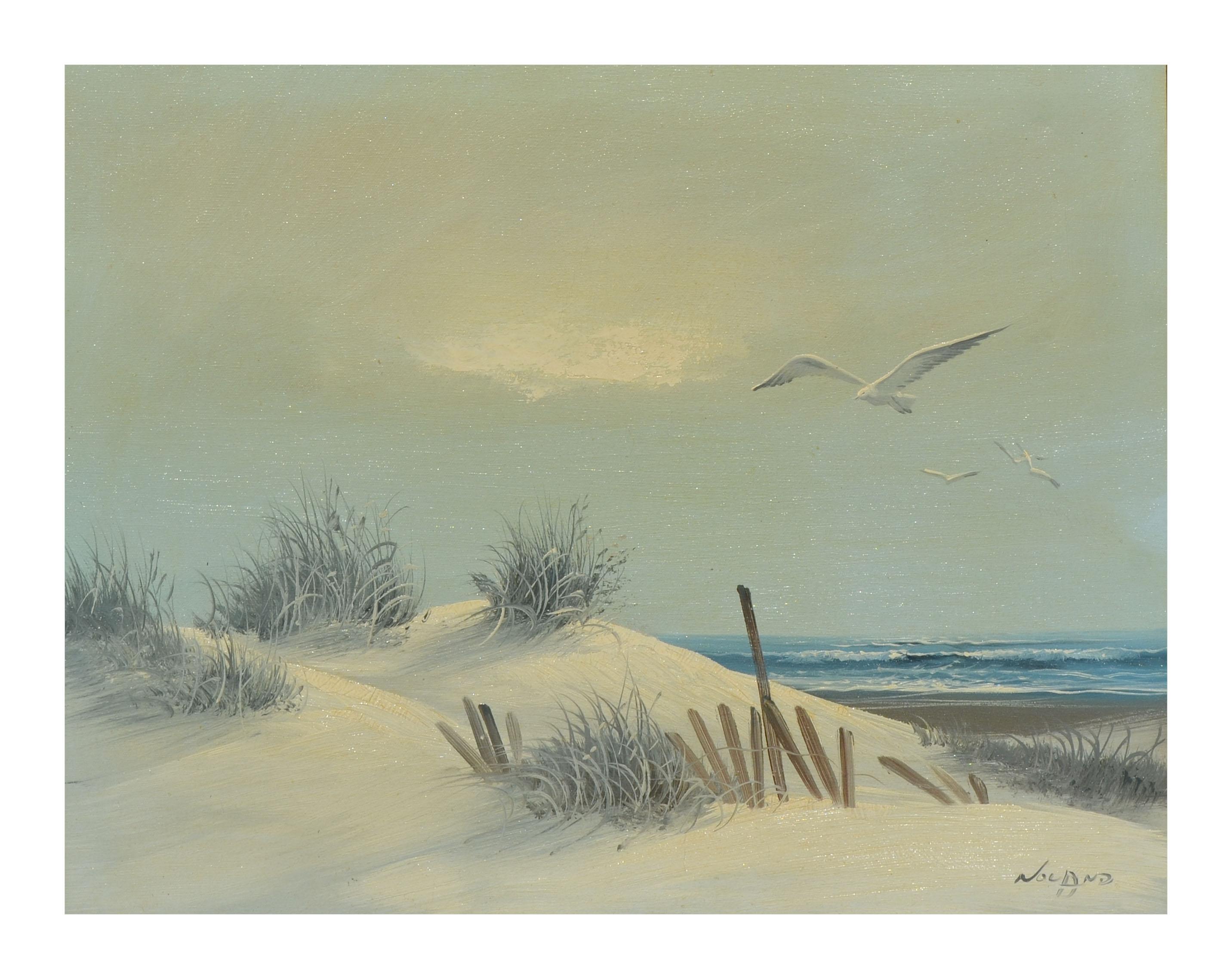 Calm Winds - Peaceful California Seascape - Painting by Noland