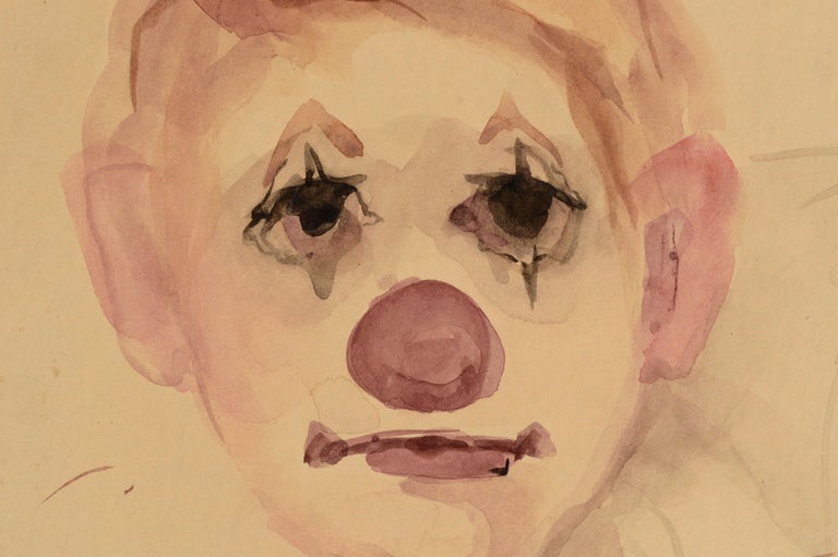 Clown Portrait #10 - Art by Marjorie May Blake