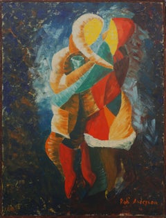 Harlequin Dance Abstracted Figurative
