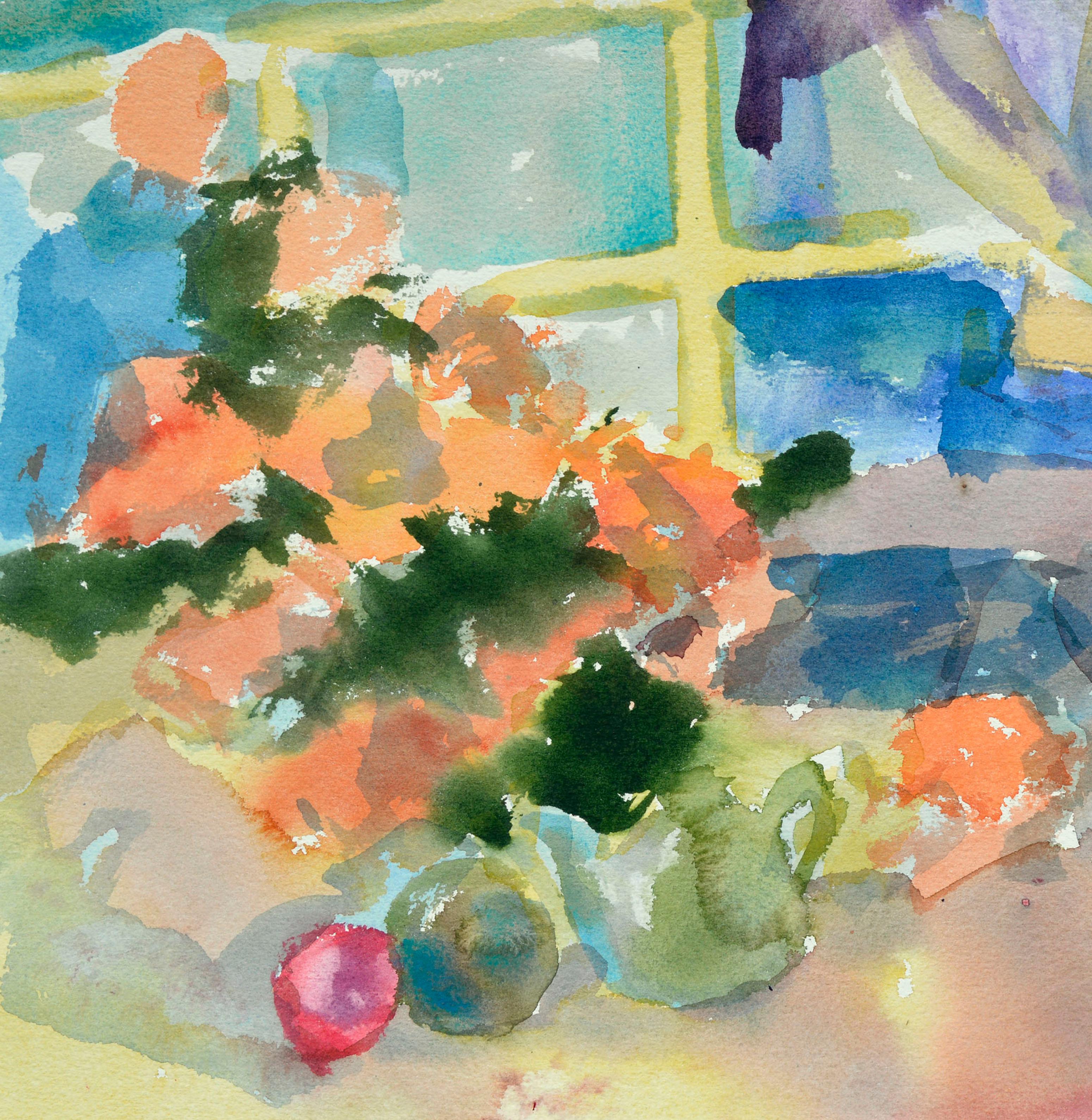 Colorful Watercolor Still-Life  - Art by Les Anderson