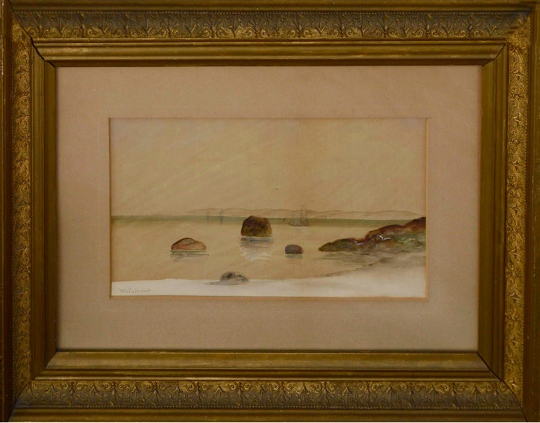 19th Century Landscape -- Cape Ann, Gloucester Harbor  For Sale 2