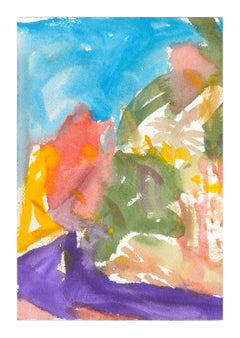 Abstract Landscape Watercolor