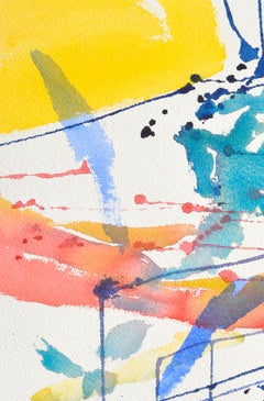 Linear Abstract Watercolor