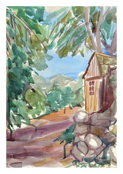 House in the Trees Landscape