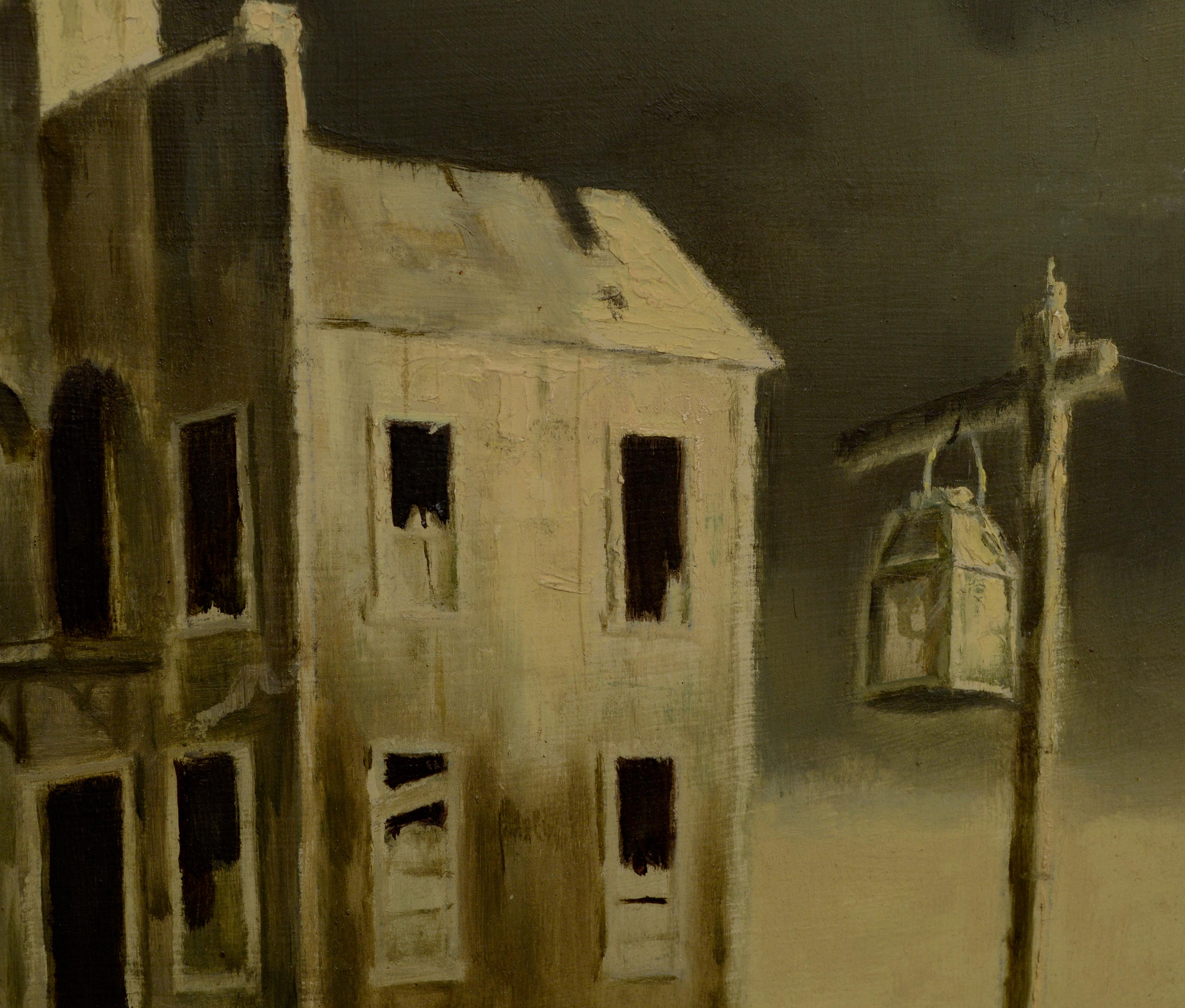 ghost town painting