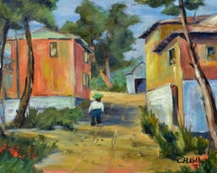 Along the Path - Figurative Landscape