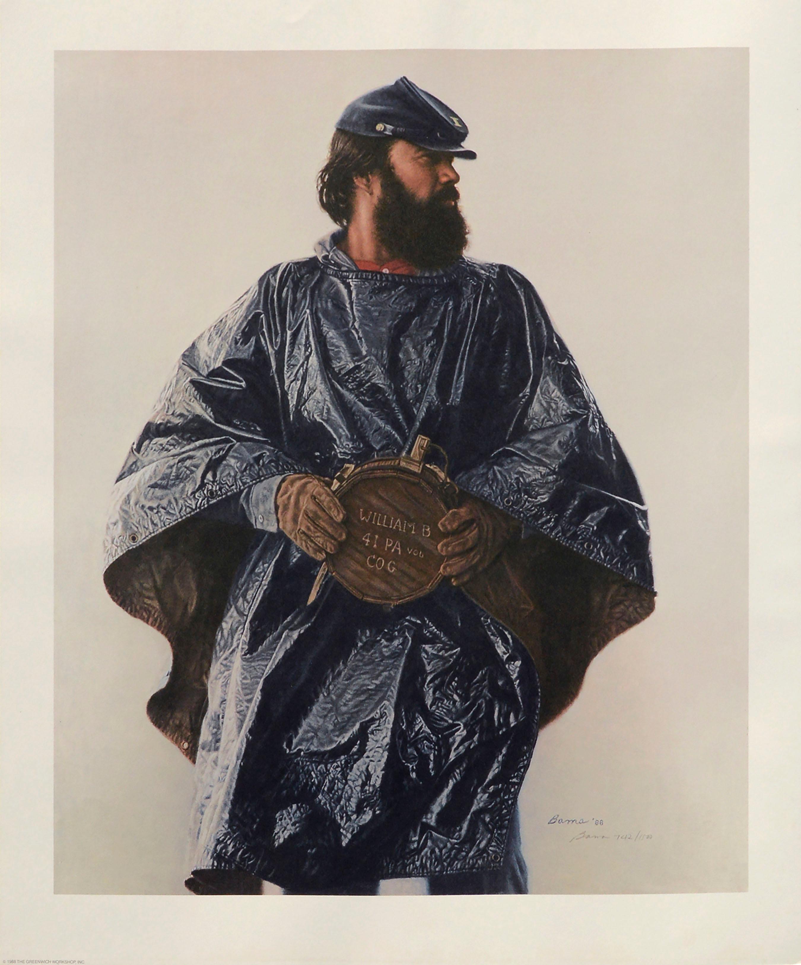 „Der Freiwillige – Bürgerkrieg“ Historisches Porträt, 742/1500 – Print von James Bama