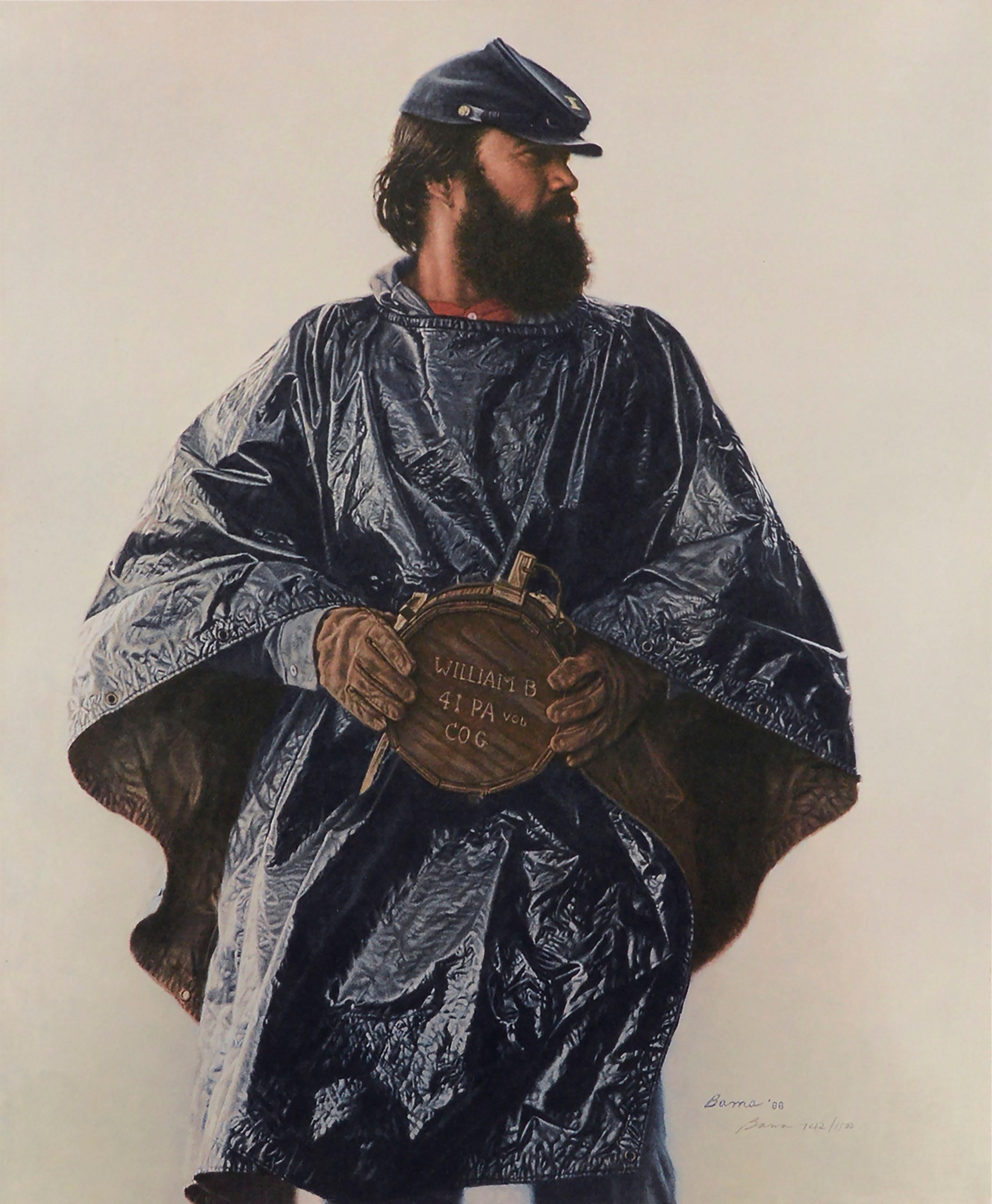 Figurative Print James Bama - Portrait historique « The Volunteer - Civil War », 742/1500