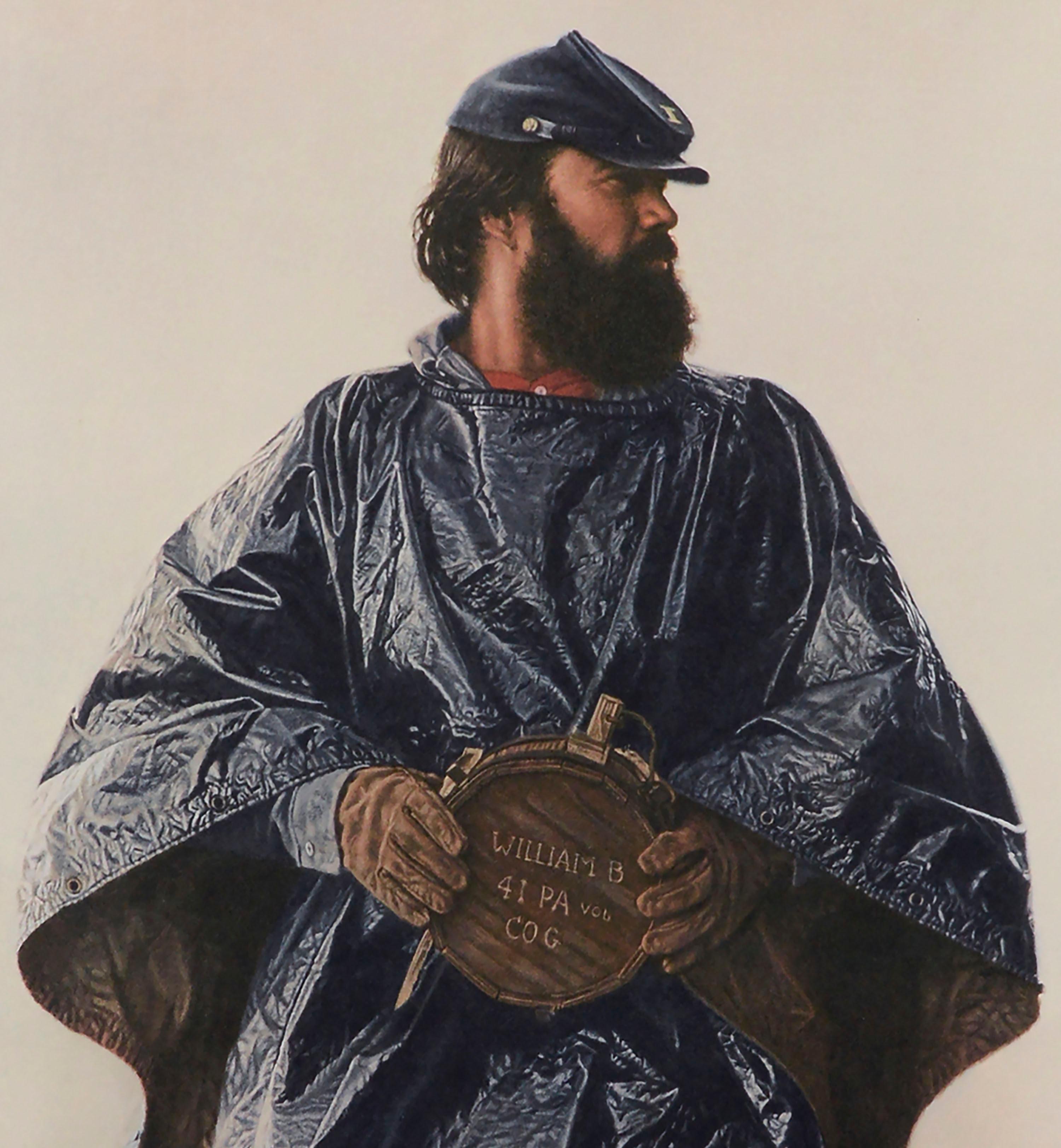 „Der Freiwillige – Bürgerkrieg“ Historisches Porträt, 742/1500 (Amerikanischer Realismus), Print, von James Bama