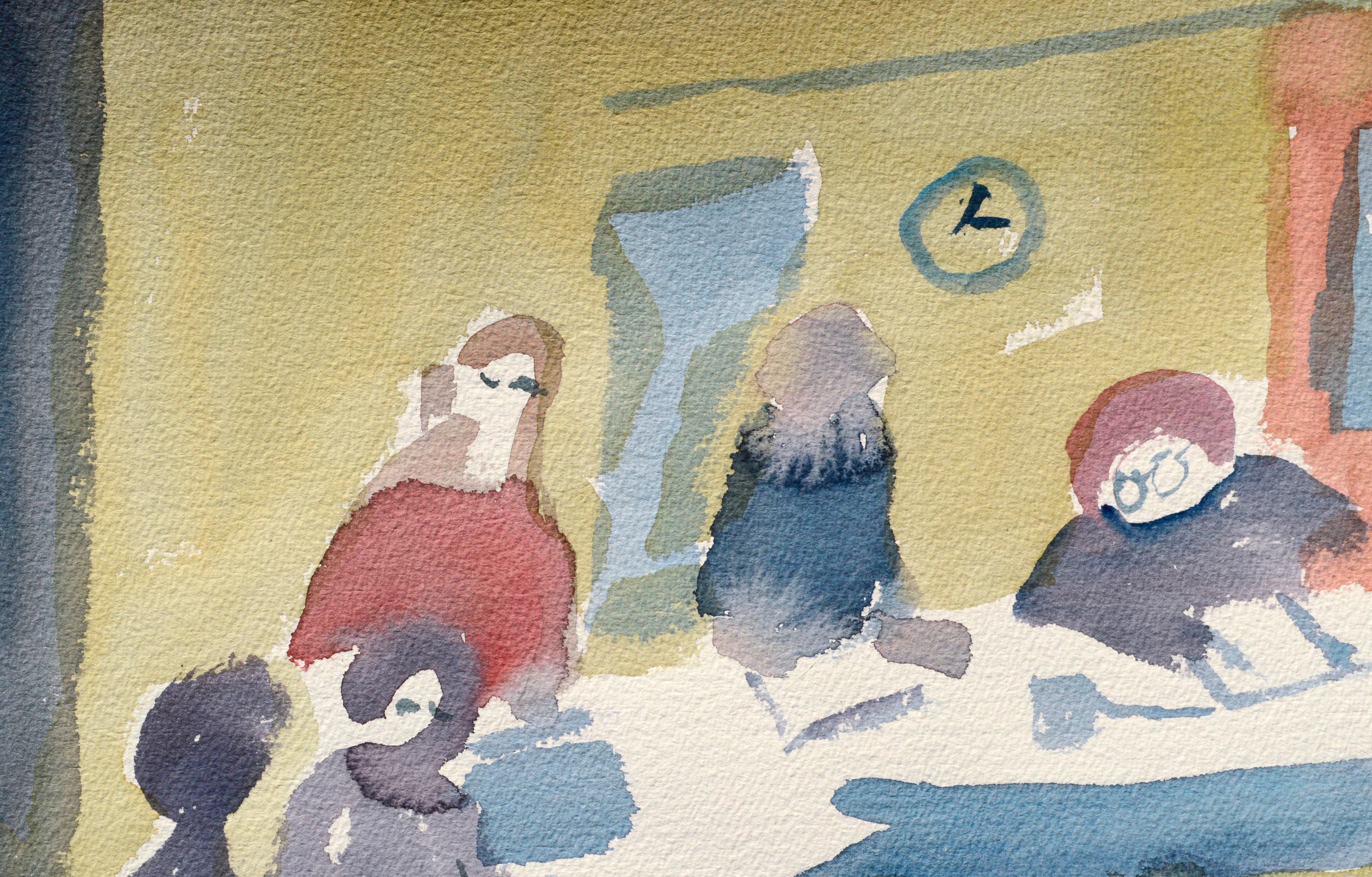 Classroom Figurative - Art by Les Anderson