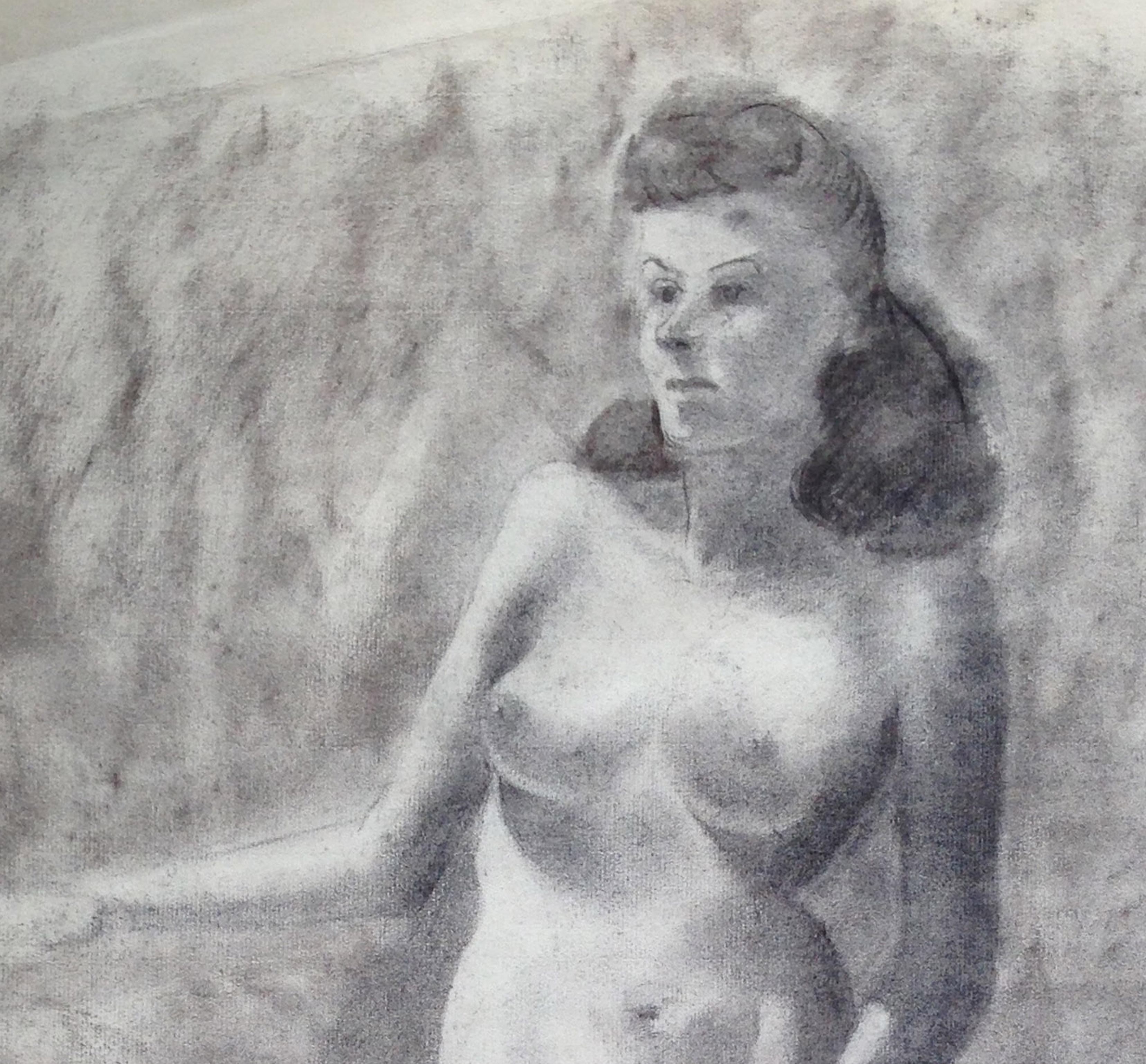 1940er Jahre Aktstudie II (Amerikanischer Impressionismus), Art, von Unknown