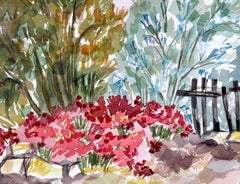 Garden Flowers in Bloom Landscape