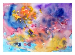 Multi-Color Abstract Watercolor