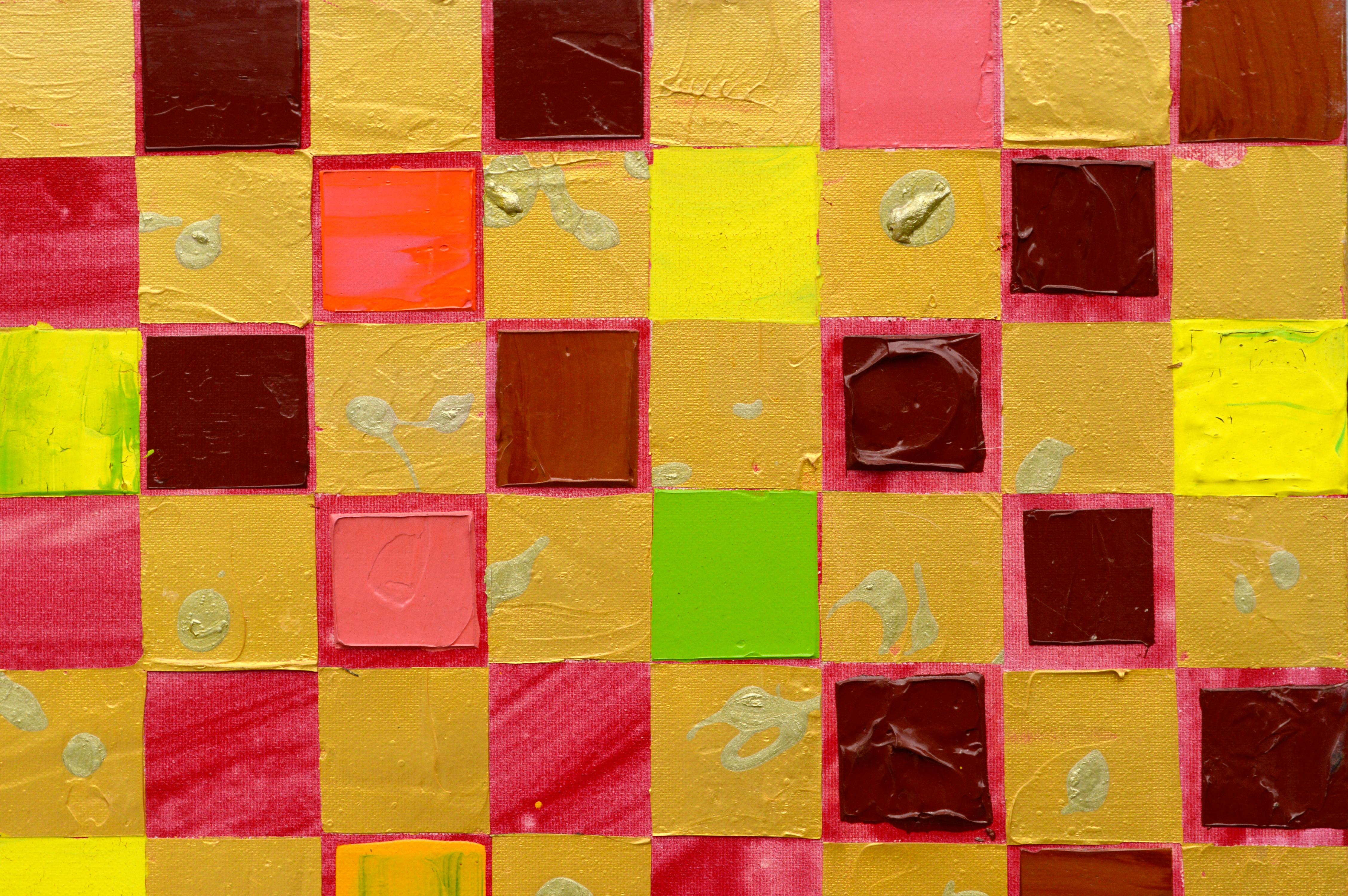 Colorful Squares #4 - Painting by Marc Foster Grant