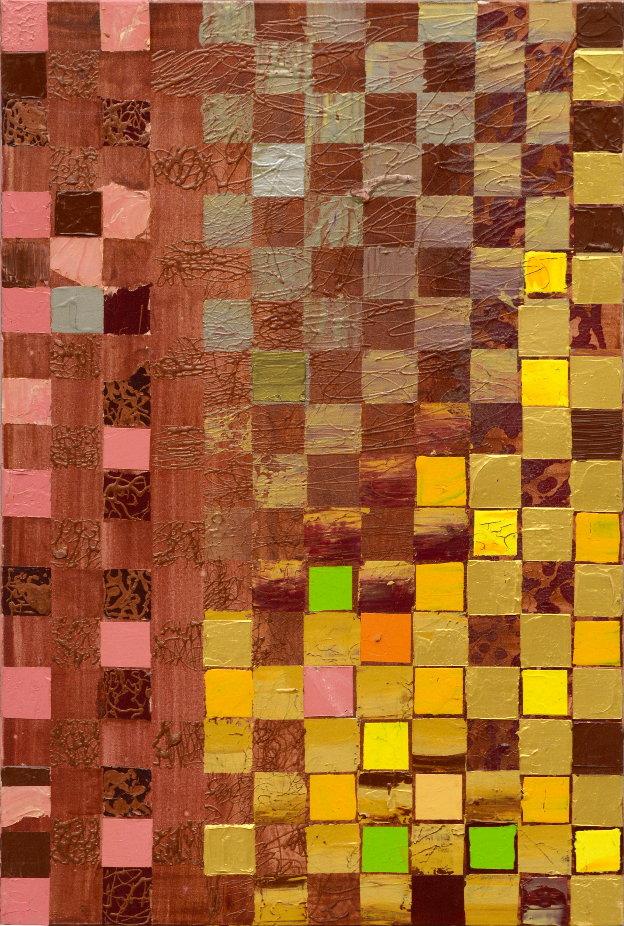 Marc Foster Grant Abstract Painting - Colorful Squares #5