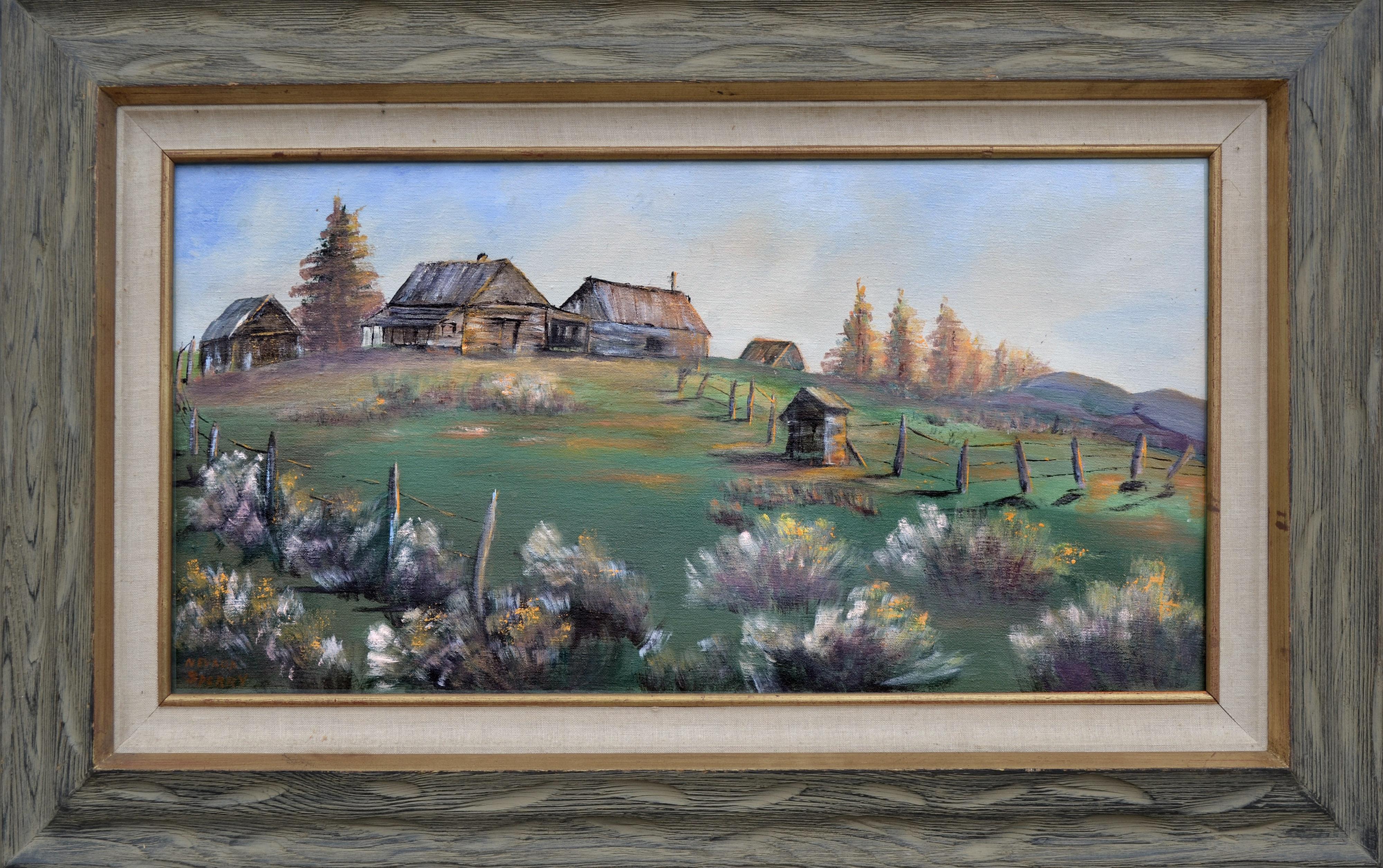 Paysage de ferme de Hillside