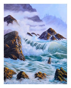 Crashing Waves Seascape