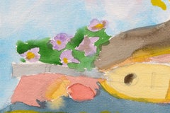 Natura morta con mandolino e fiori