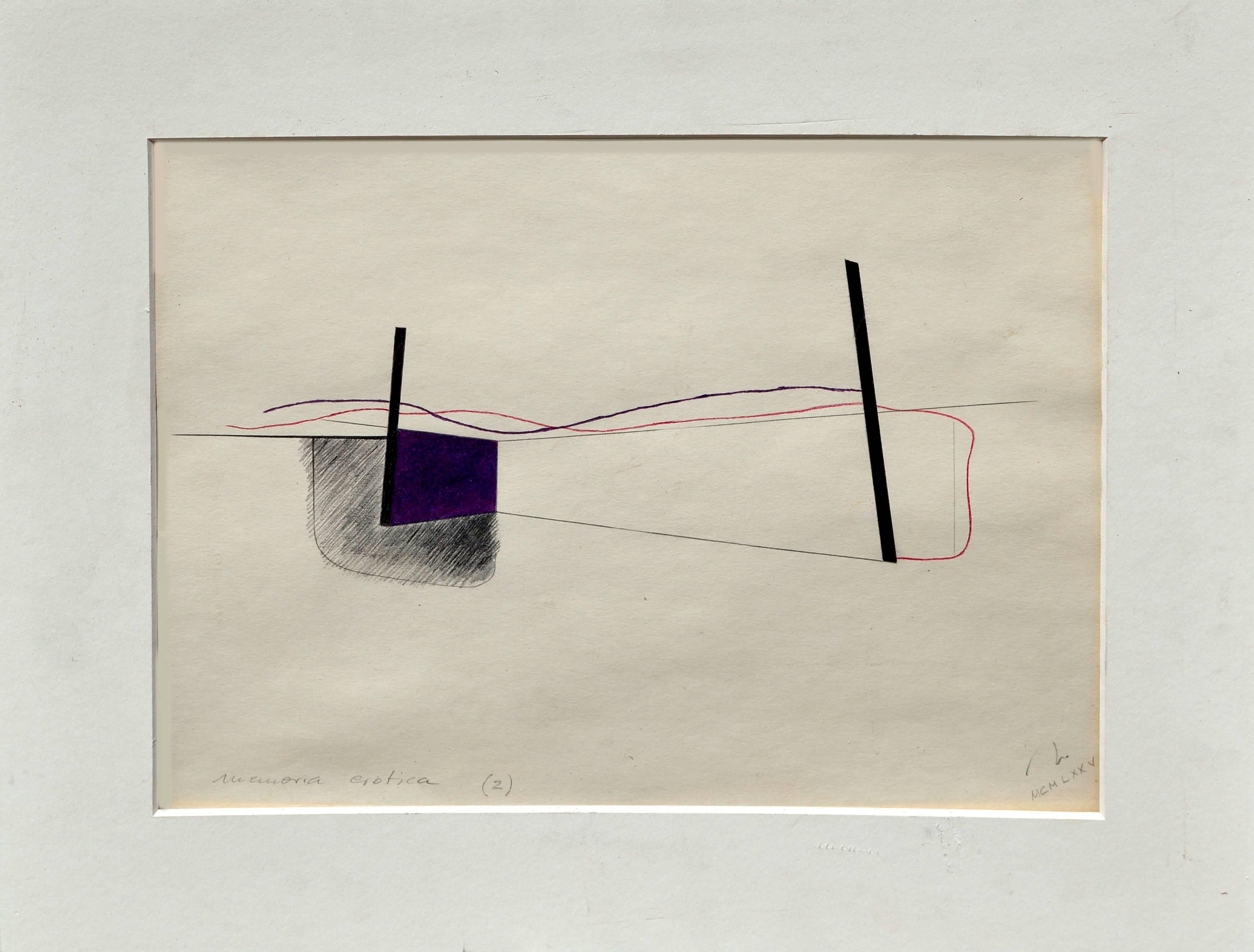 Abstract Print di Nicholas Pogany - Memoria Vintage Erotica Astratto