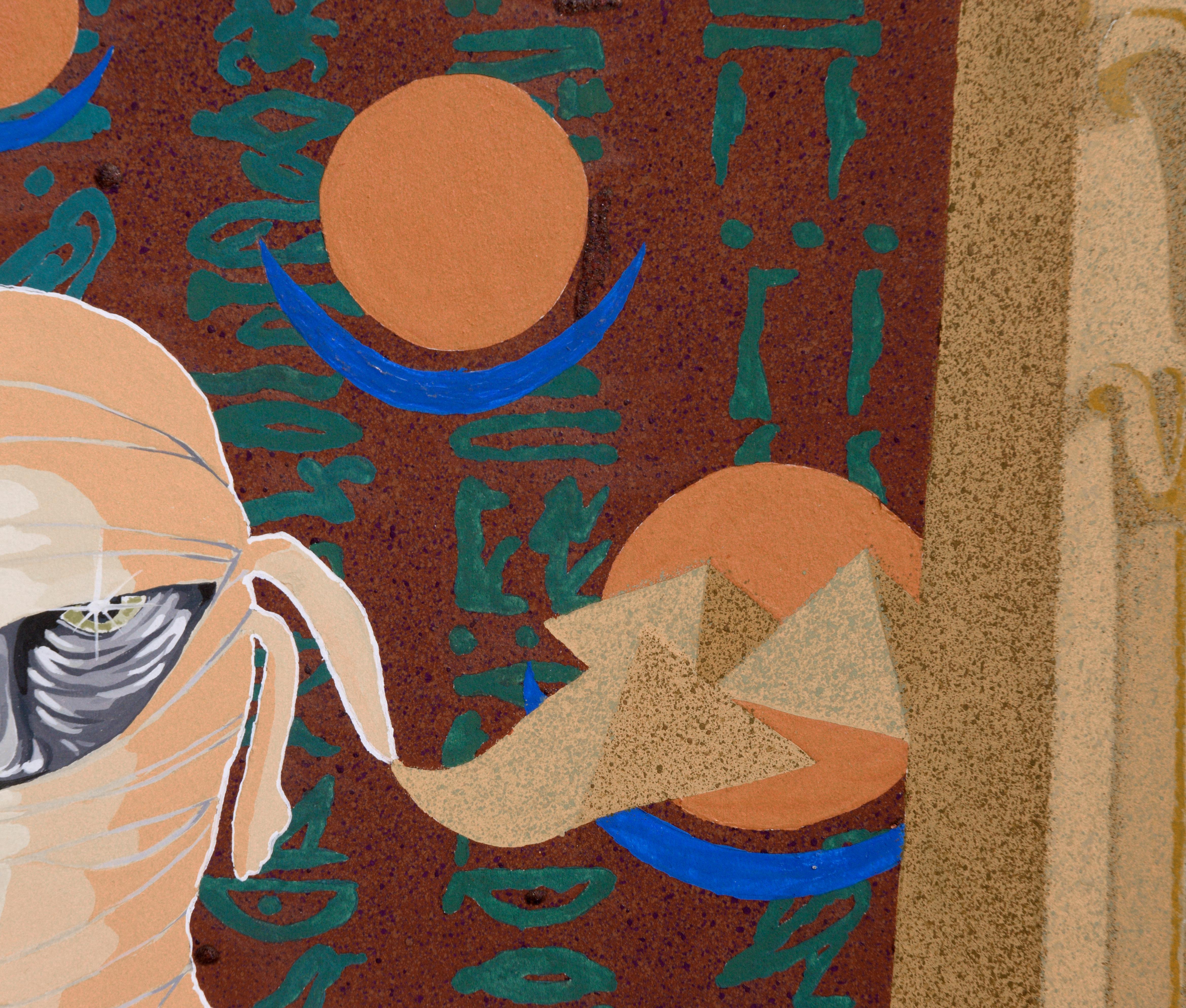 Modern Pop Art Egyptian Mummy Diptych For Sale 5
