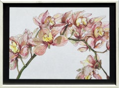 Vintage Orchid Arch - Botanical Study 