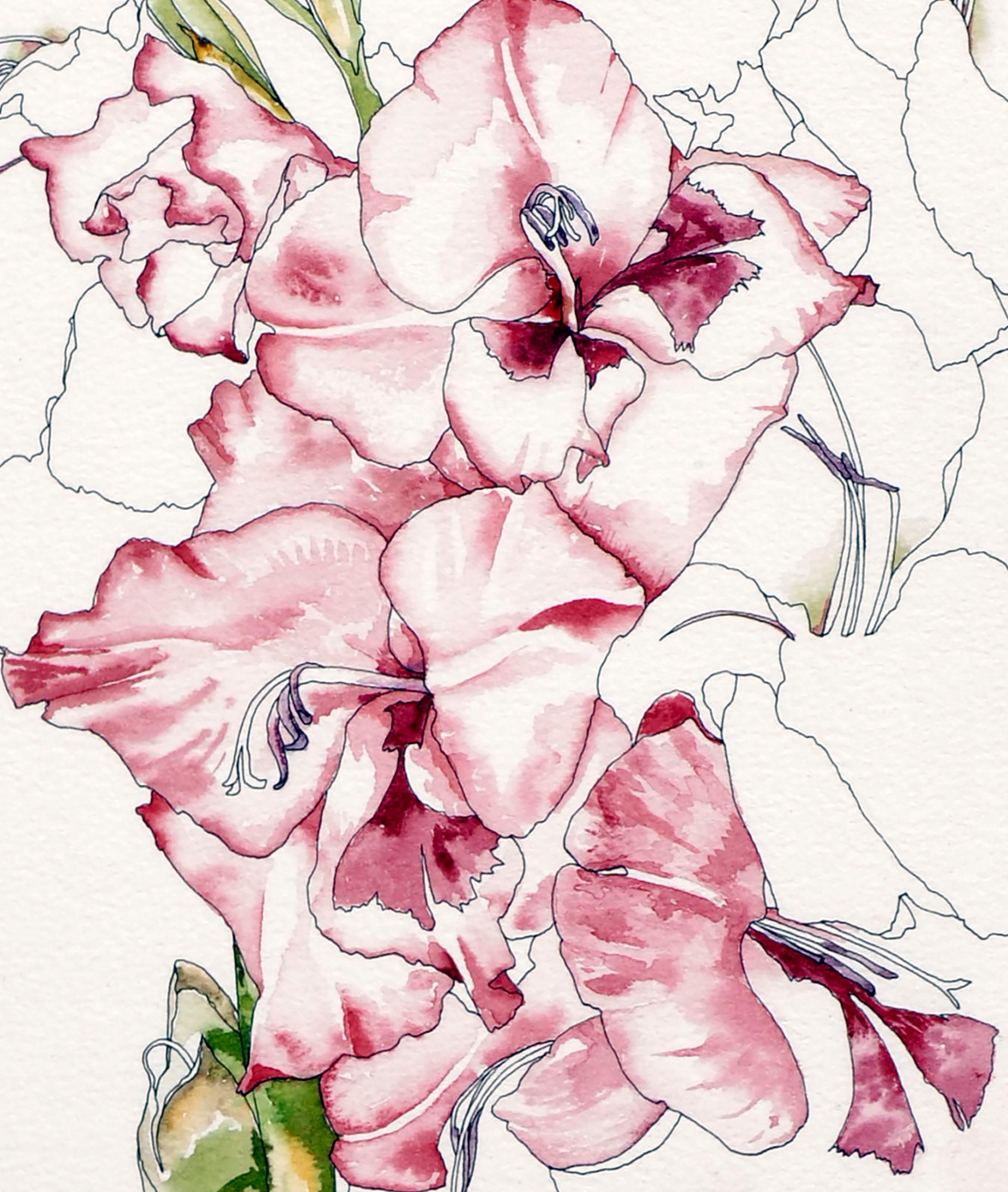 Begonia - Études botaniques - Beige Still-Life par Deborah Eddy
