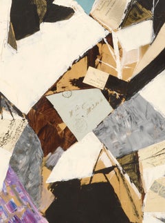 "Brescia" Pittura astratta Collage