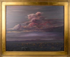 Purple Desert Storm Clouds - Nocturnal Landscape