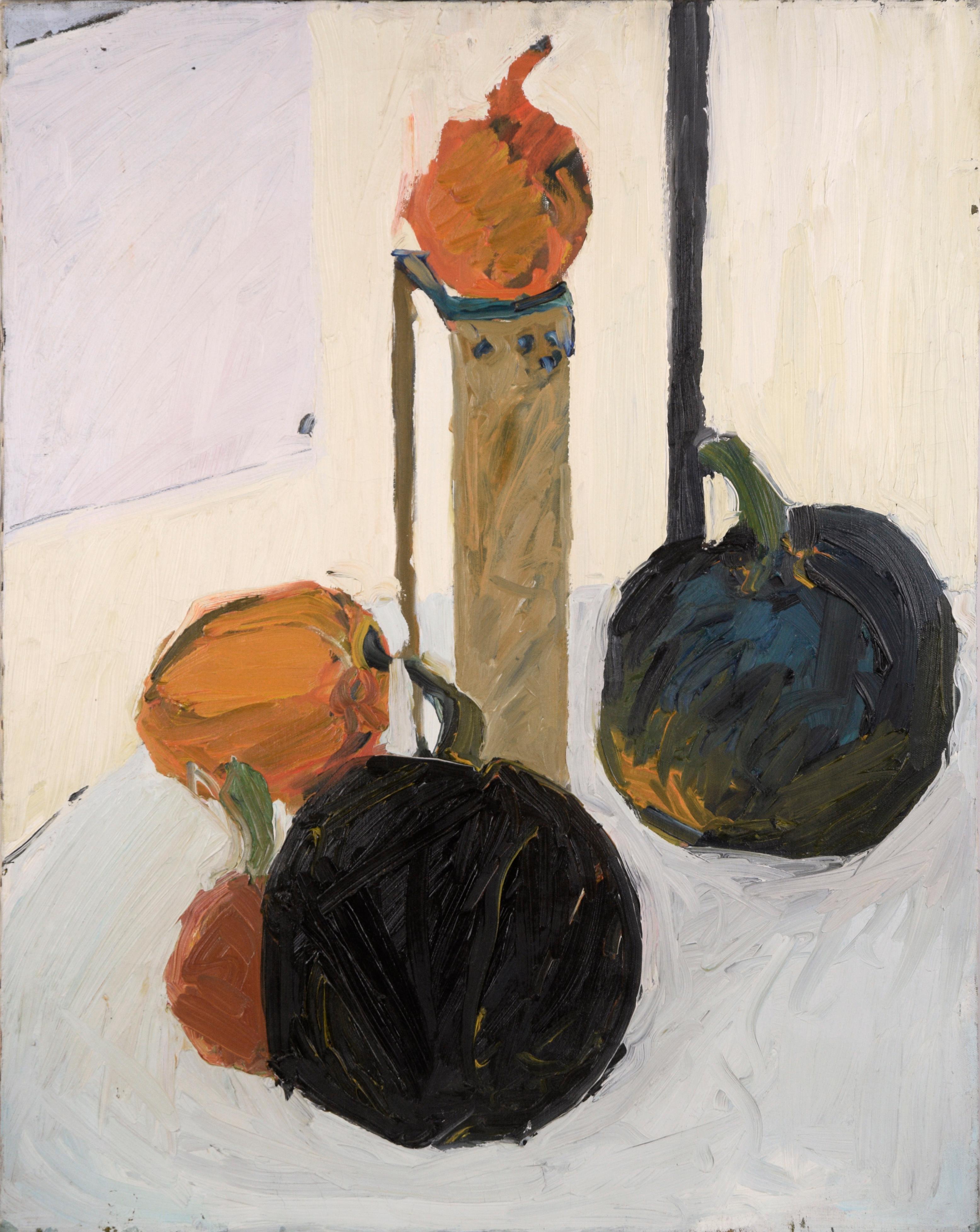 Michael Pauker  Still-Life Painting - "Carrigan", Modern Harvest Still-Life with Autumn Squash