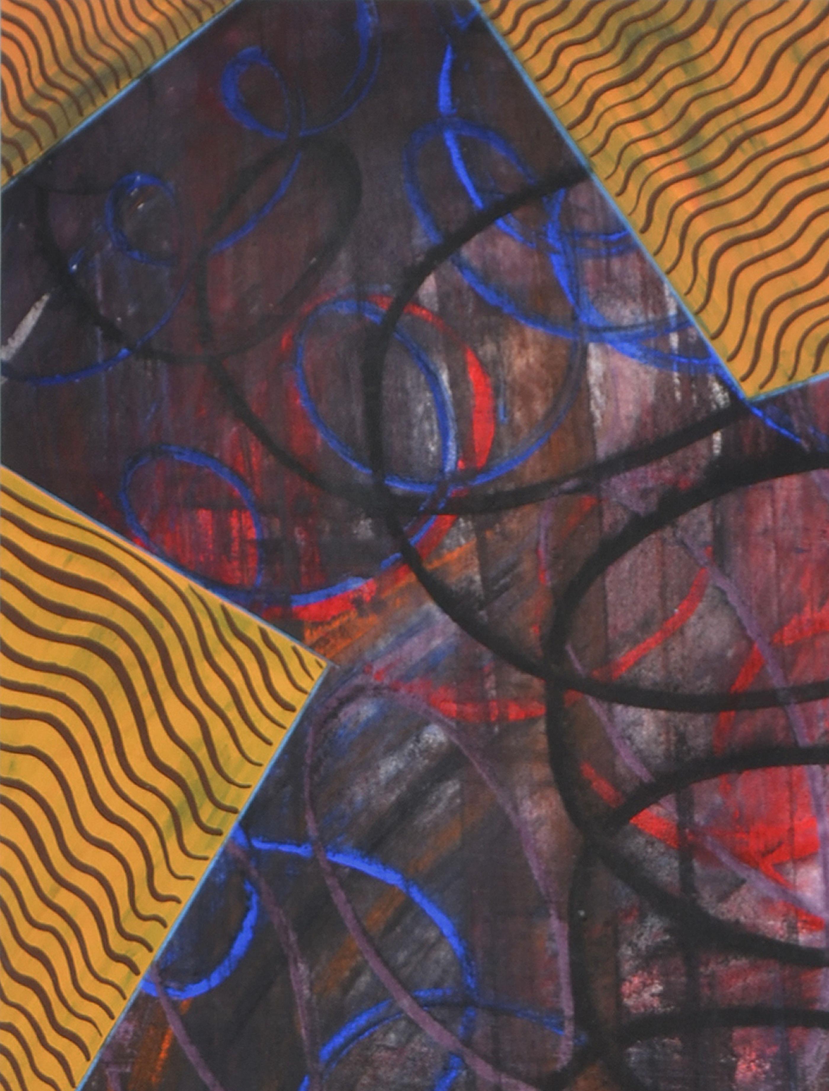 Abstrakte Straße #2 (Geometrische Abstraktion), Painting, von Tony Ligamari