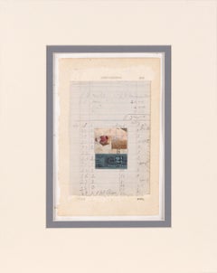 "3372", Mixed Media Found Object with Paper Collage